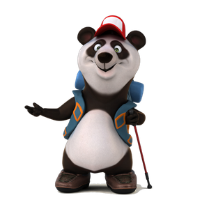 Moyako panda mascot